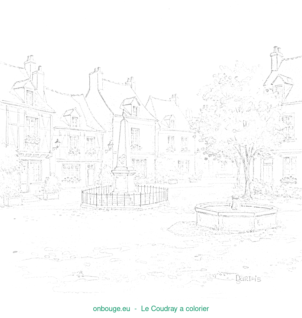 Coloriage de Le Coudray
