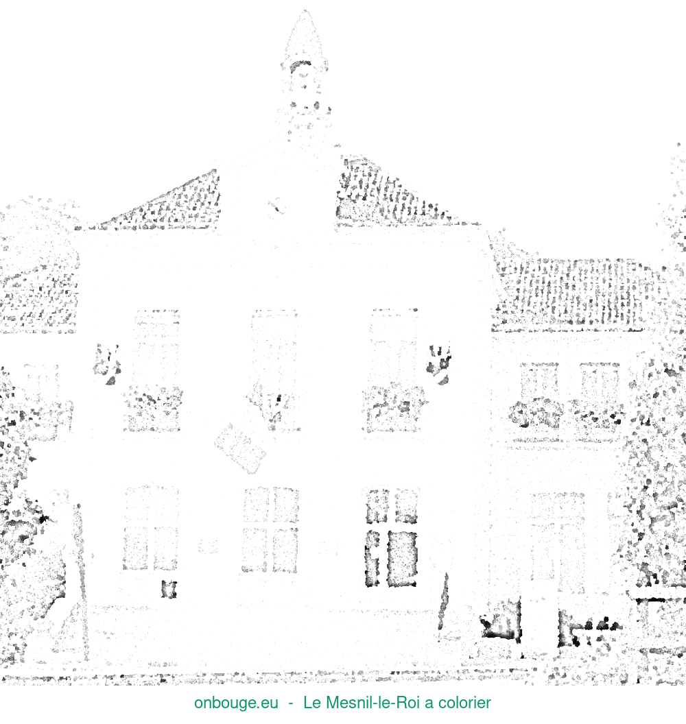 Coloriage de Le Mesnil-le-Roi