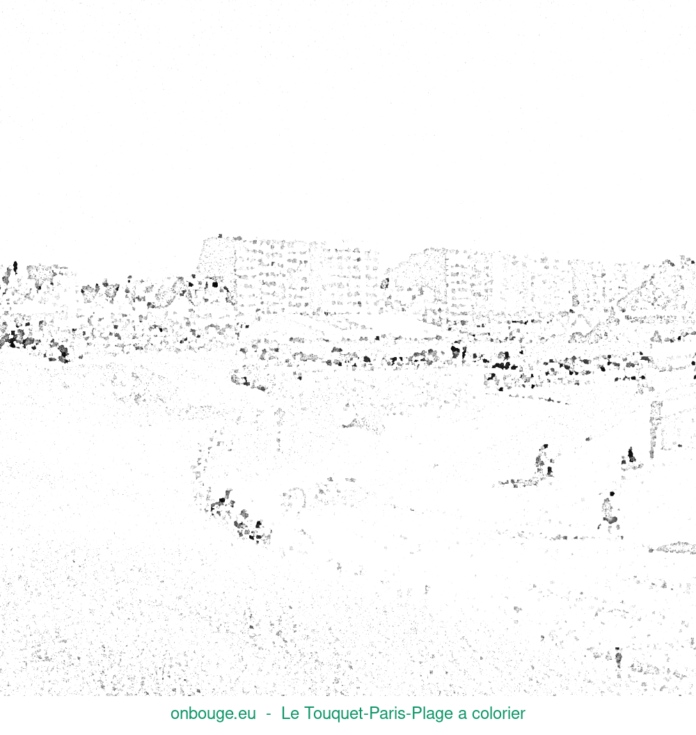 Coloriage de Le Touquet-Paris-Plage