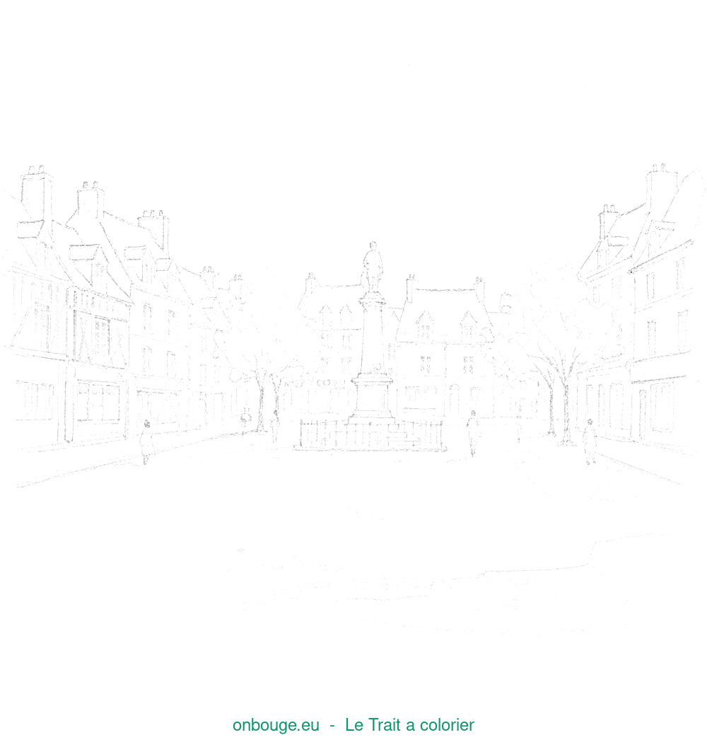 Coloriage de Le Trait