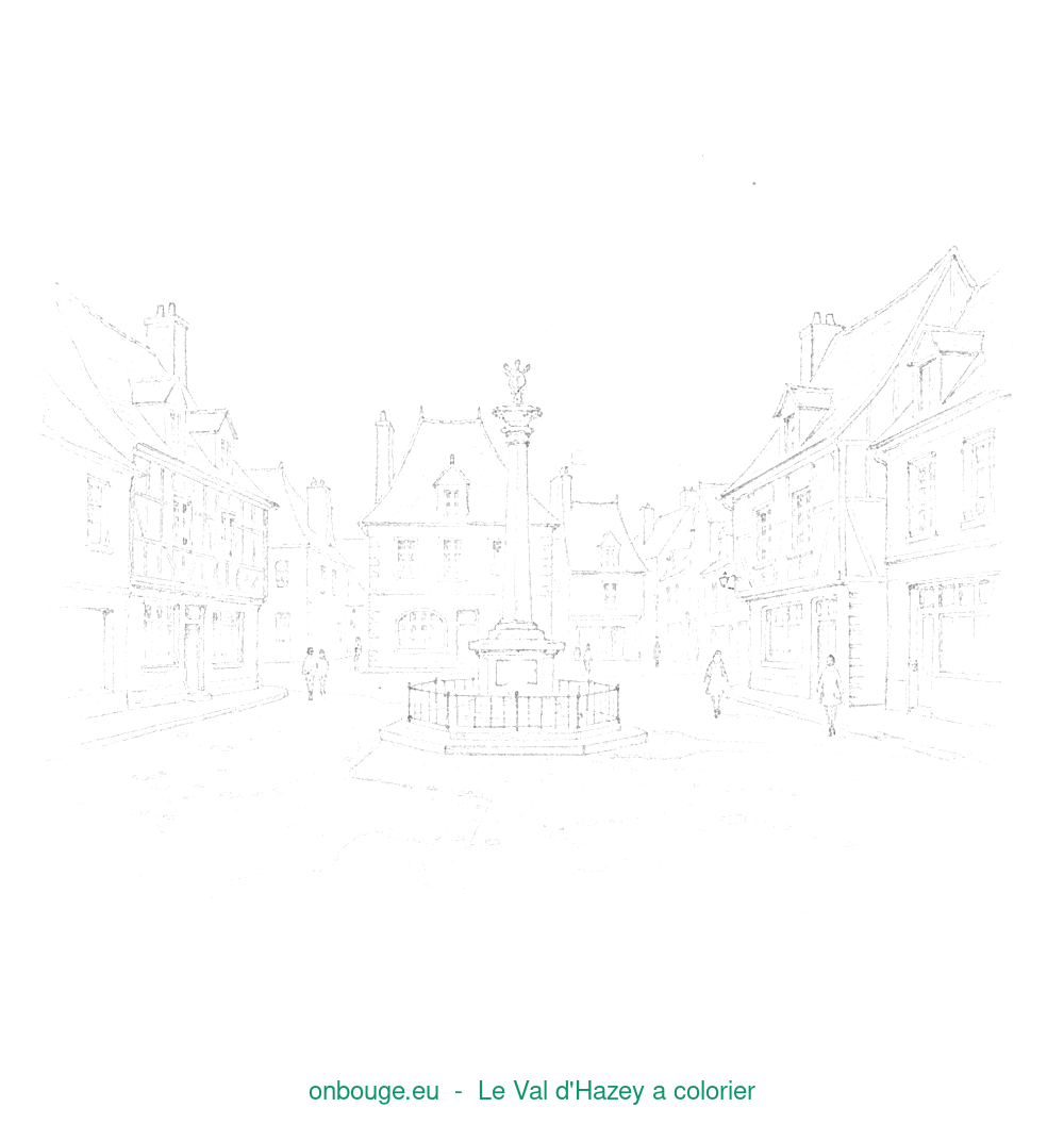 Coloriage de Le Val d'Hazey