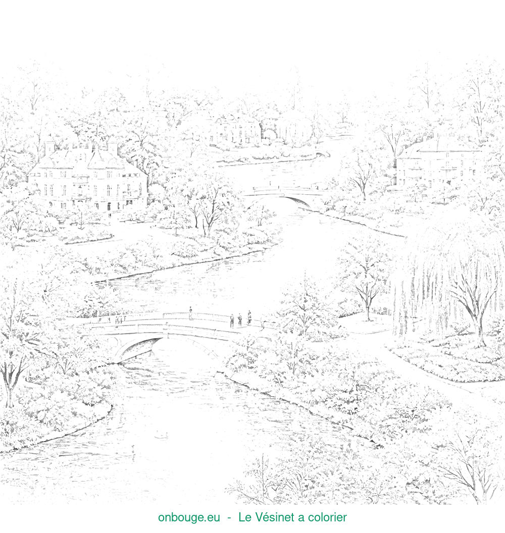 Coloriage de Le Vésinet