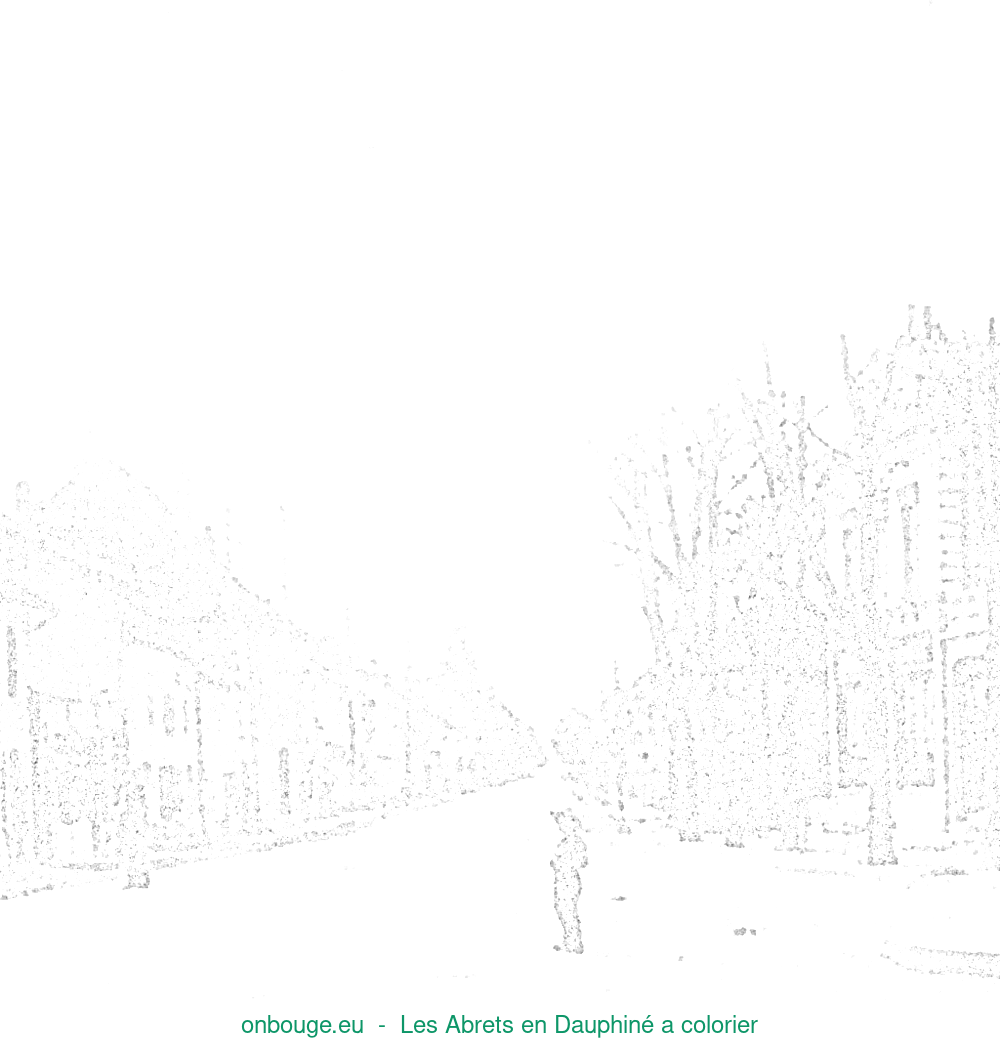 Coloriage de Les Abrets en Dauphiné