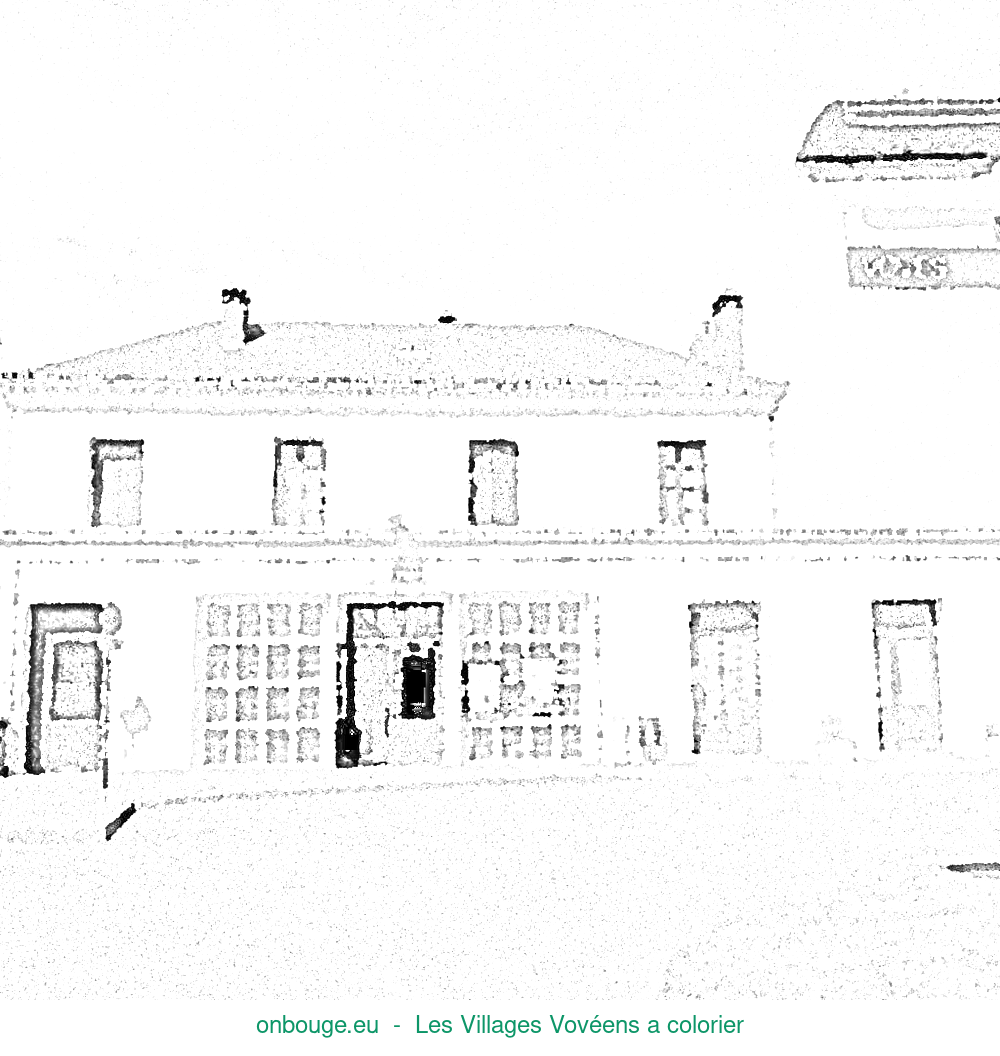Coloriage de Les Villages Vovéens
