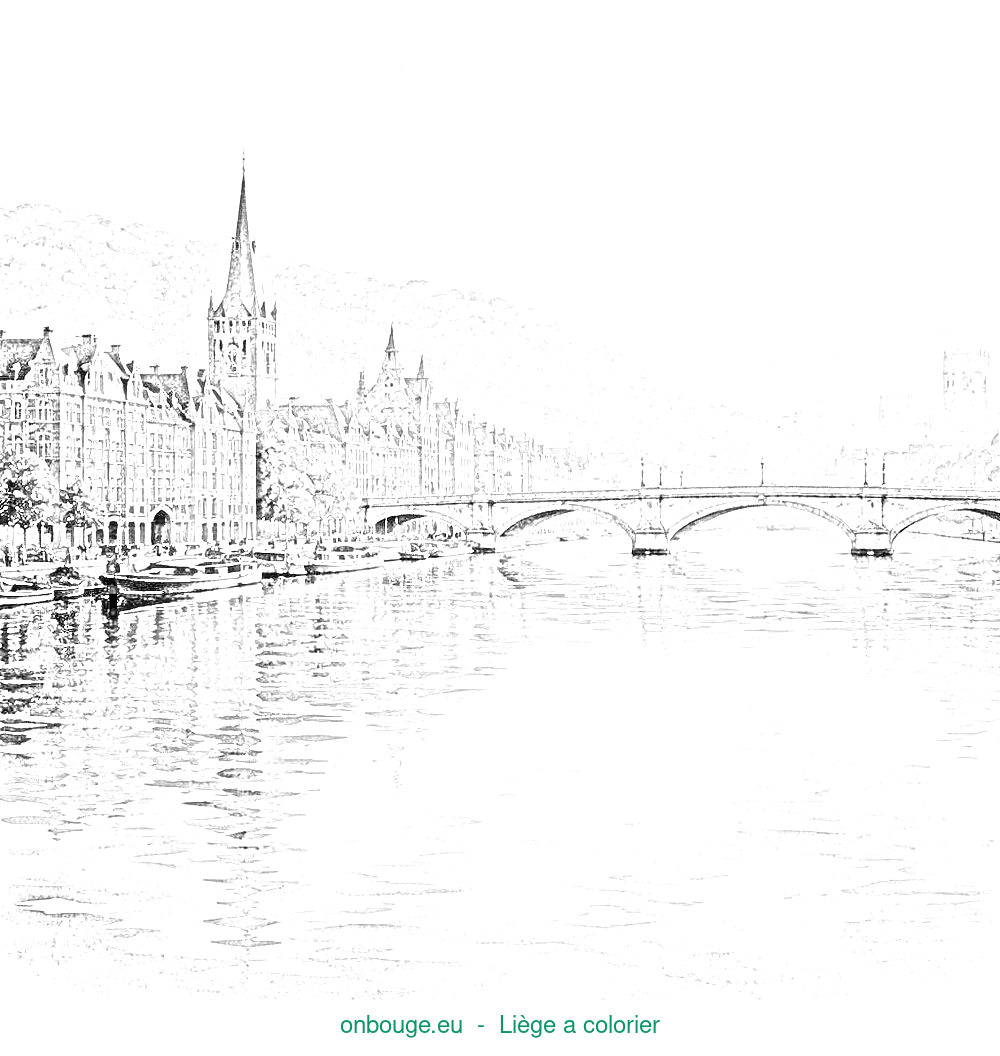 Coloriage de Liège