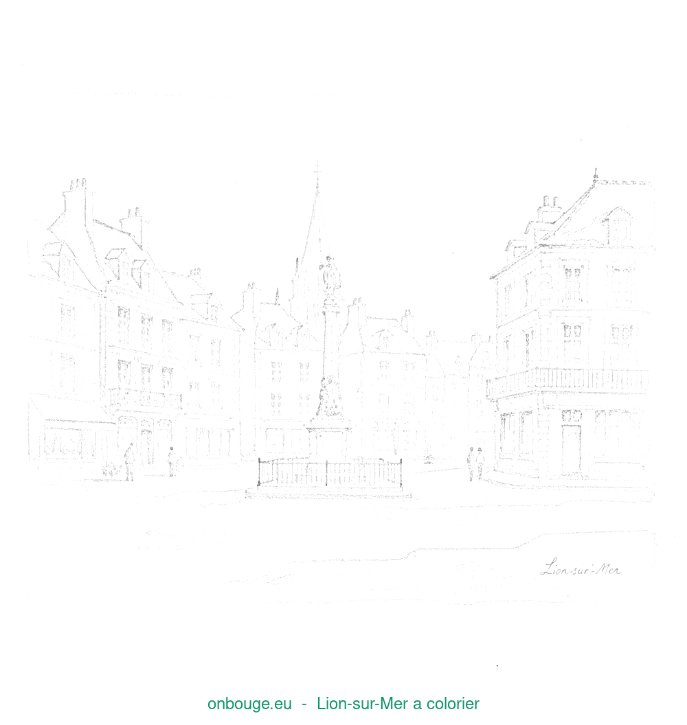 Coloriage de Lion-sur-Mer