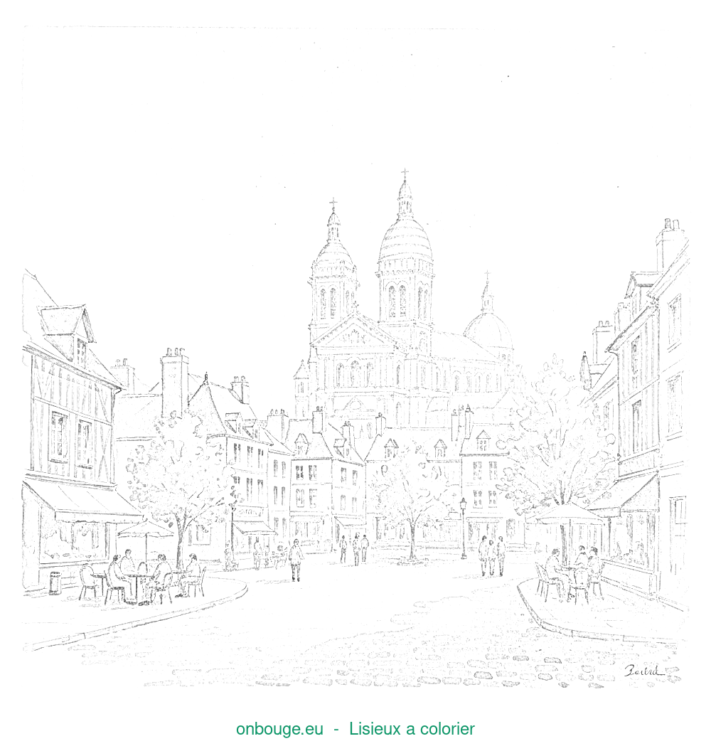 Coloriage de Lisieux