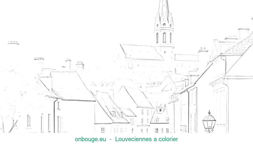 Coloriage de Louveciennes