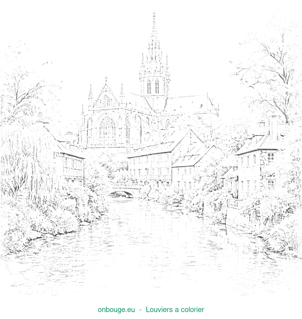 Coloriage de Louviers