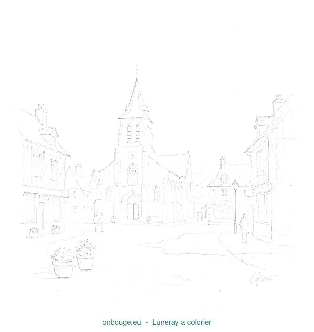 Coloriage de Luneray