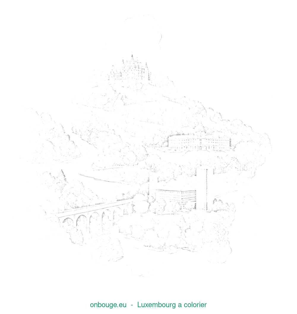Coloriage de Luxembourg