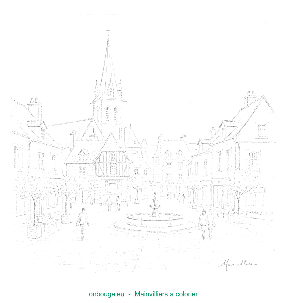 Coloriage de Mainvilliers