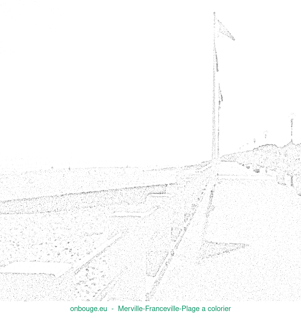 Coloriage de Merville-Franceville-Plage