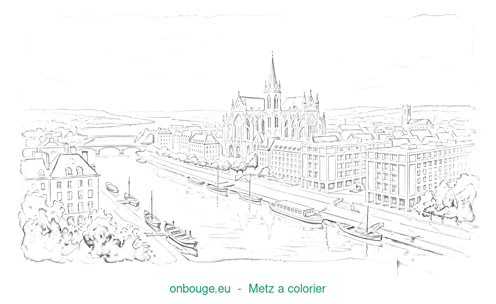 Coloriage de Metz