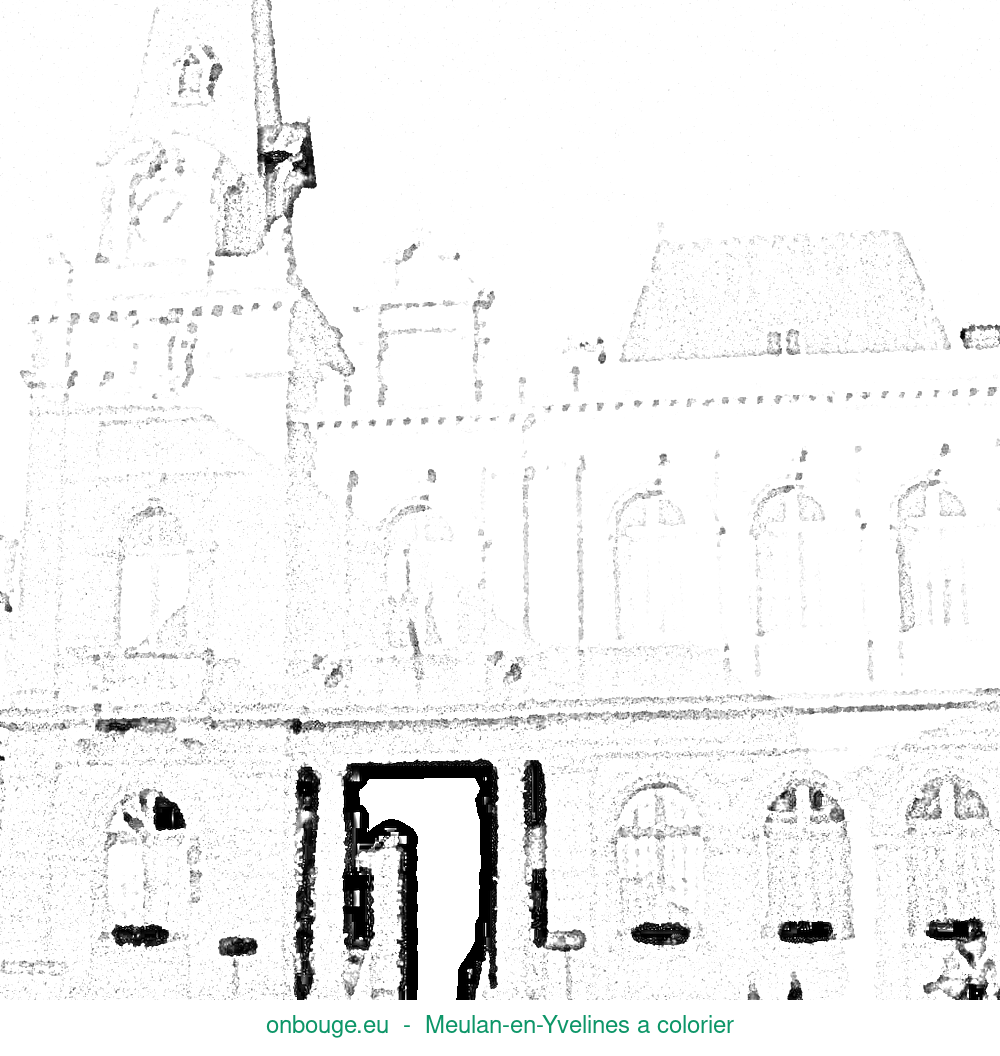 Coloriage de Meulan-en-Yvelines