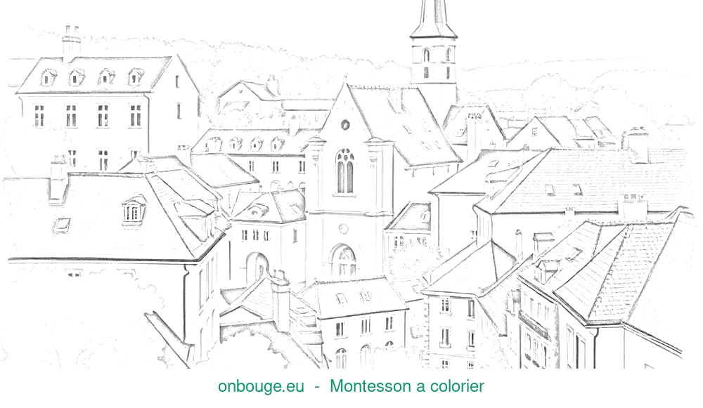 Coloriage de Montesson