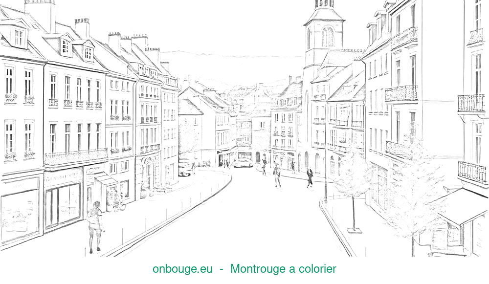Coloriage de Montrouge