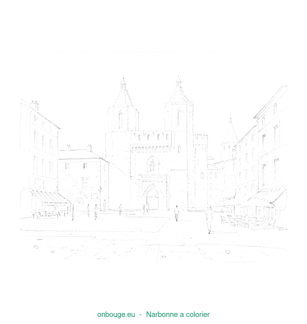 Coloriage de Narbonne