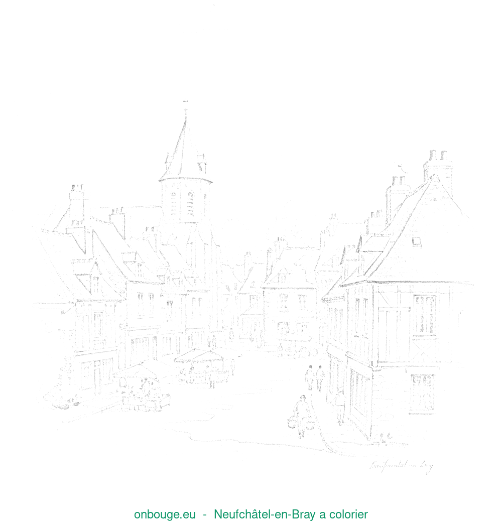 Coloriage de Neufchâtel-en-Bray