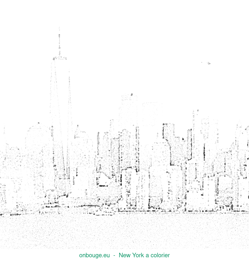 Coloriage de New York