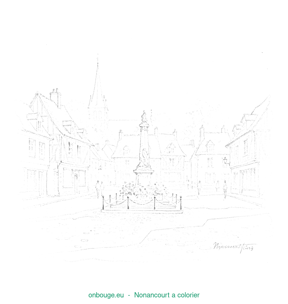 Coloriage de Nonancourt