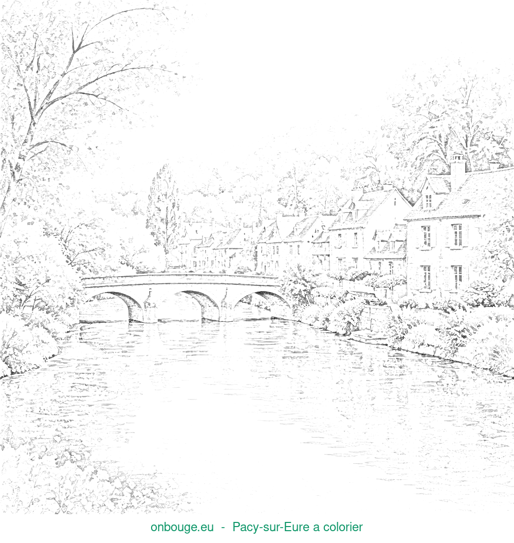 Coloriage de Pacy-sur-Eure