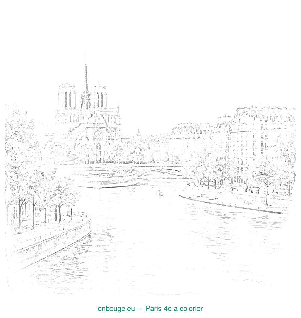 Coloriage de Paris 4e