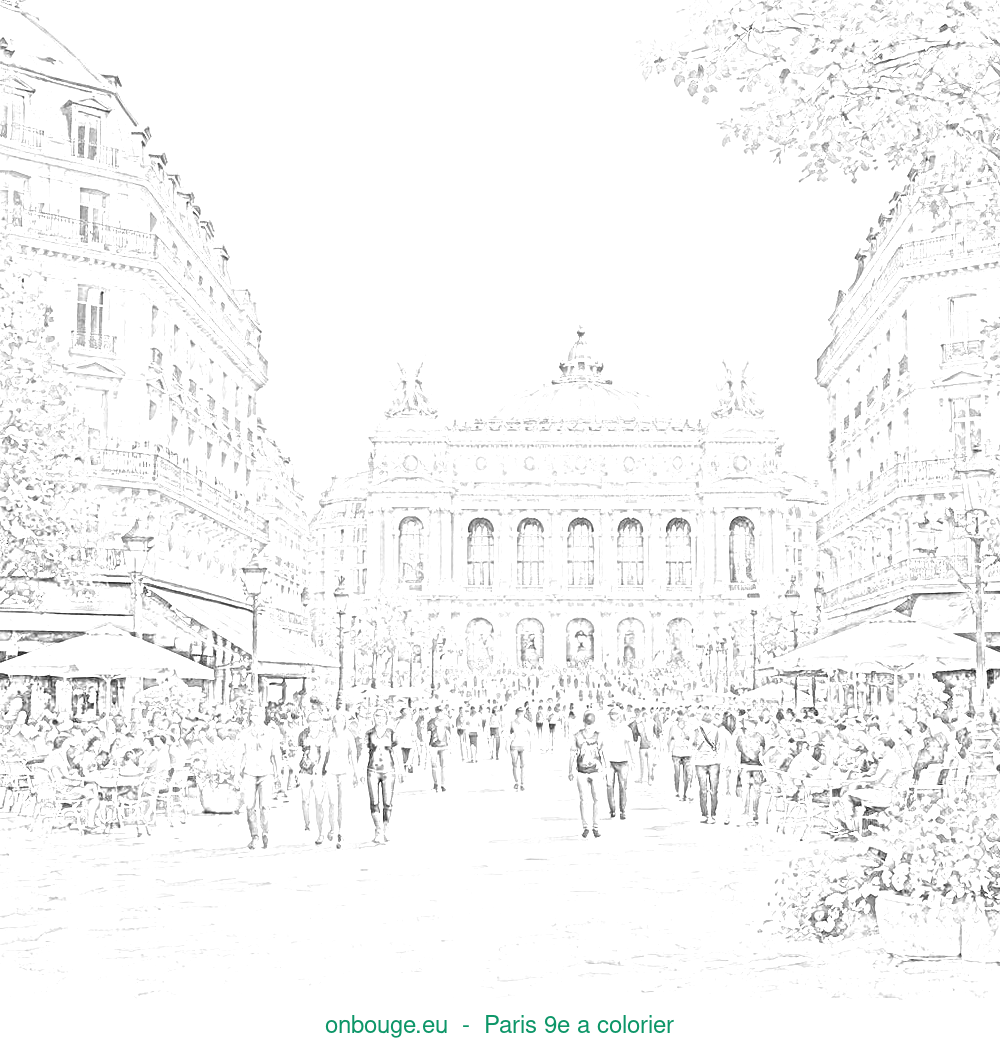 Coloriage de Paris 9e