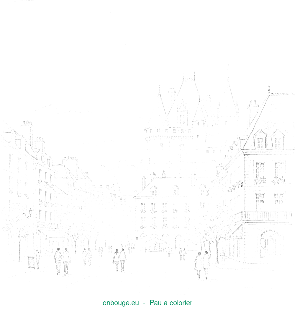 Coloriage de Pau