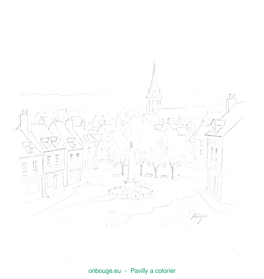 Coloriage de Pavilly