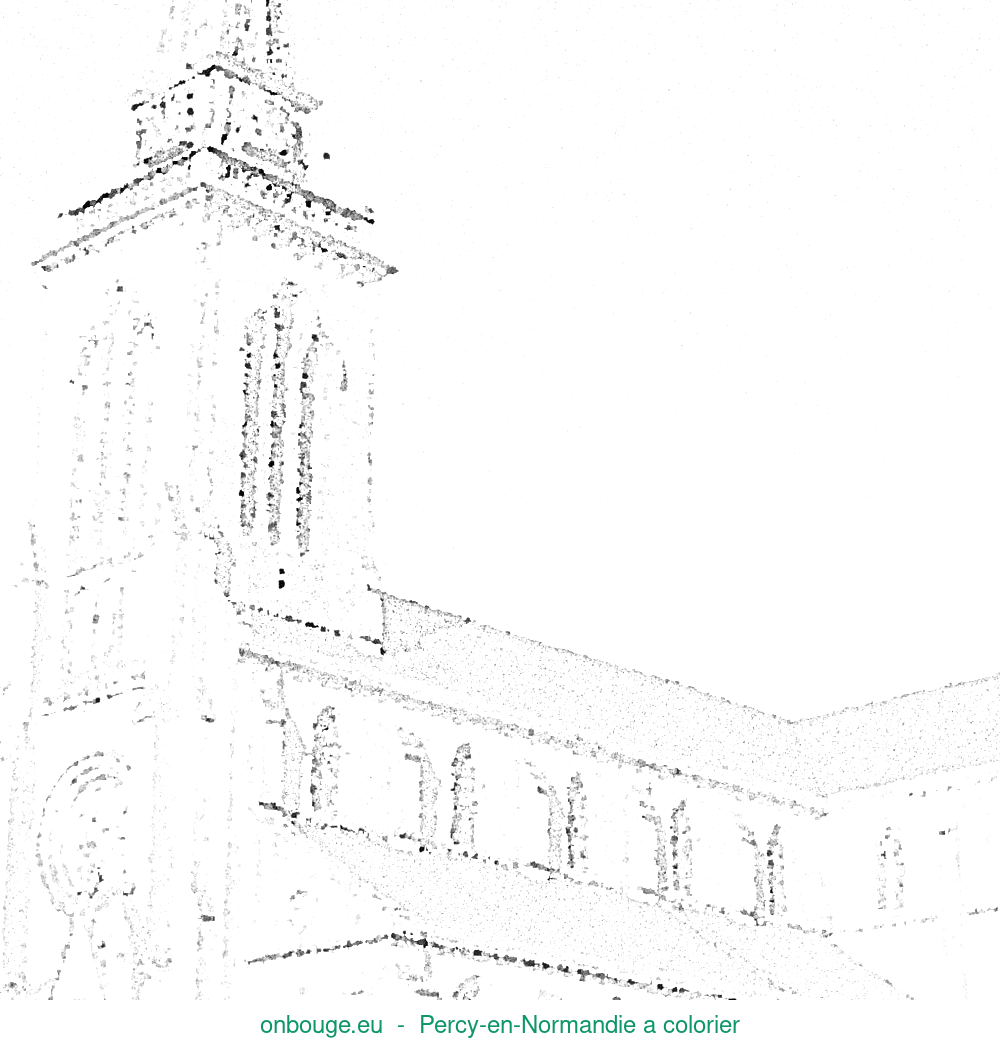 Coloriage de Percy-en-Normandie