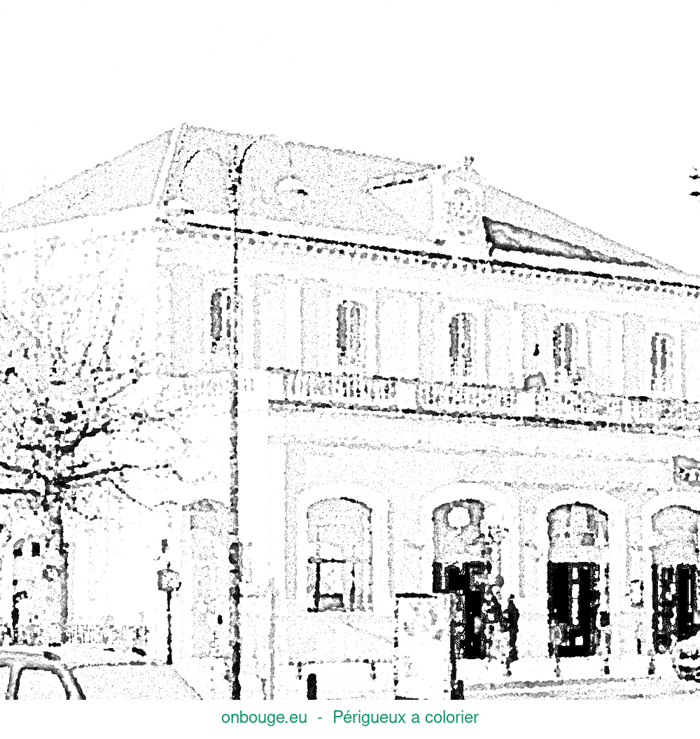 Coloriage de Périgueux