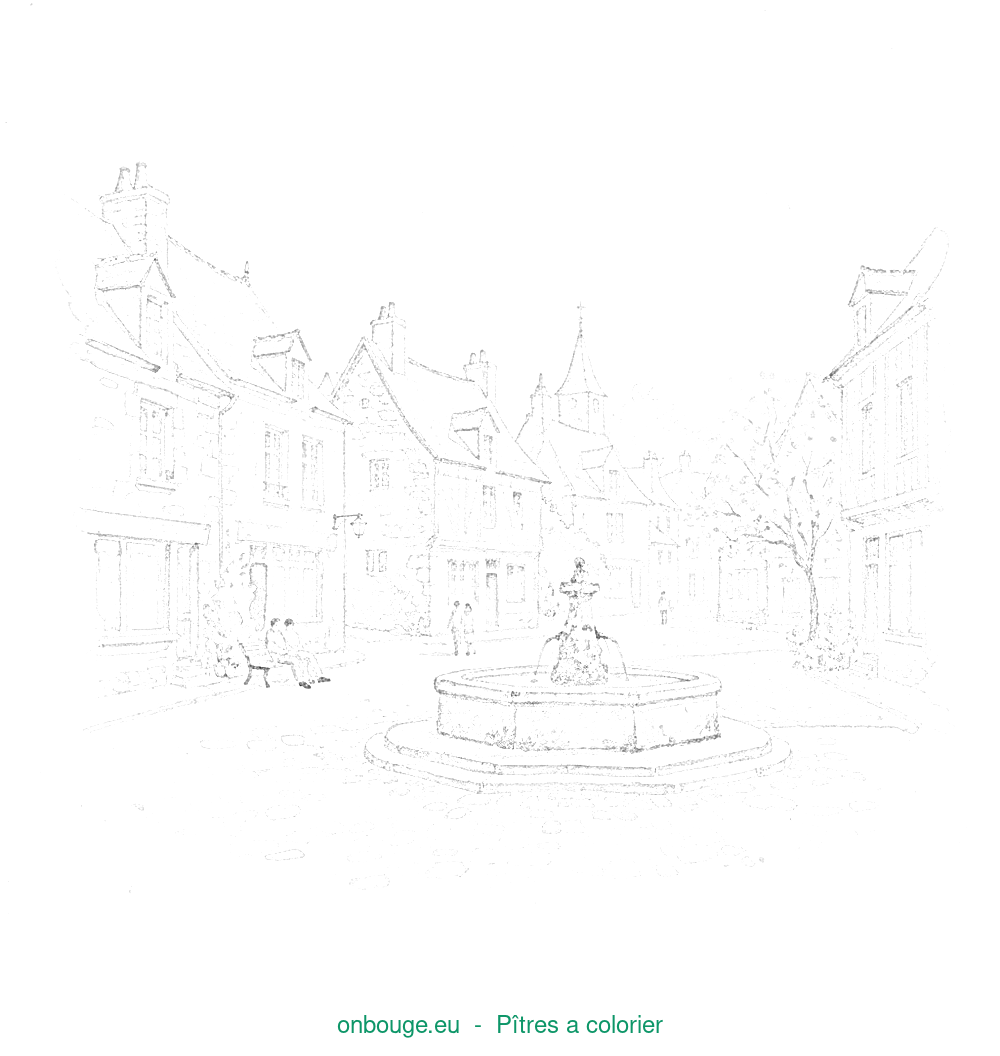 Coloriage de Pîtres