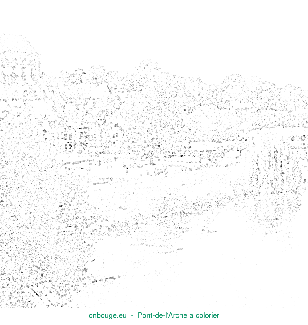 Coloriage de Pont-de-l'Arche