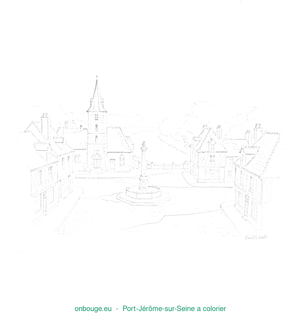 Coloriage de Port-Jérôme-sur-Seine