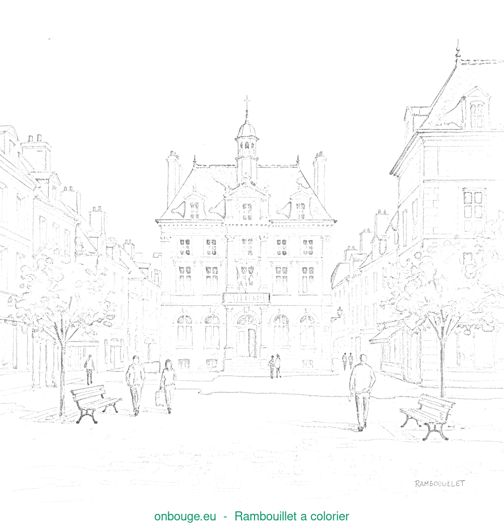 Coloriage de Rambouillet