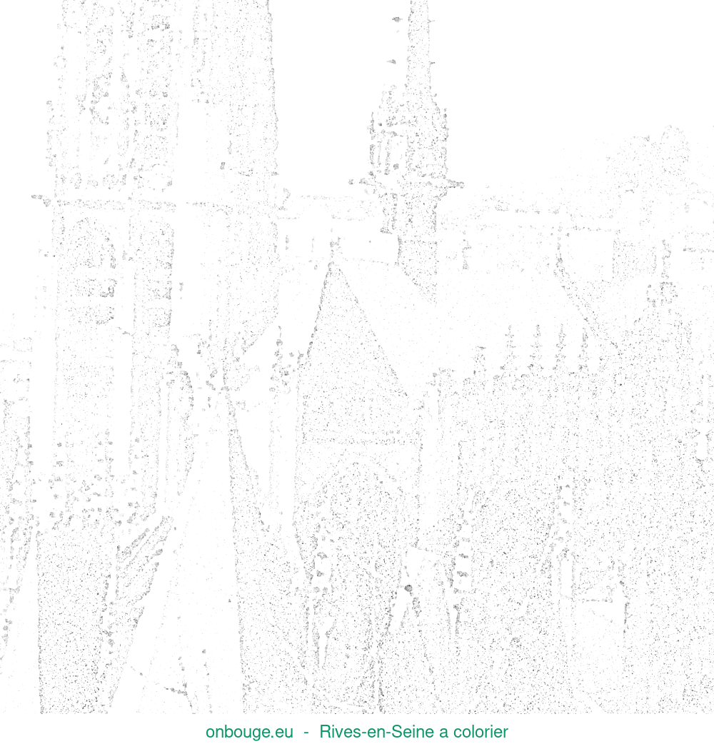 Coloriage de Rives-en-Seine