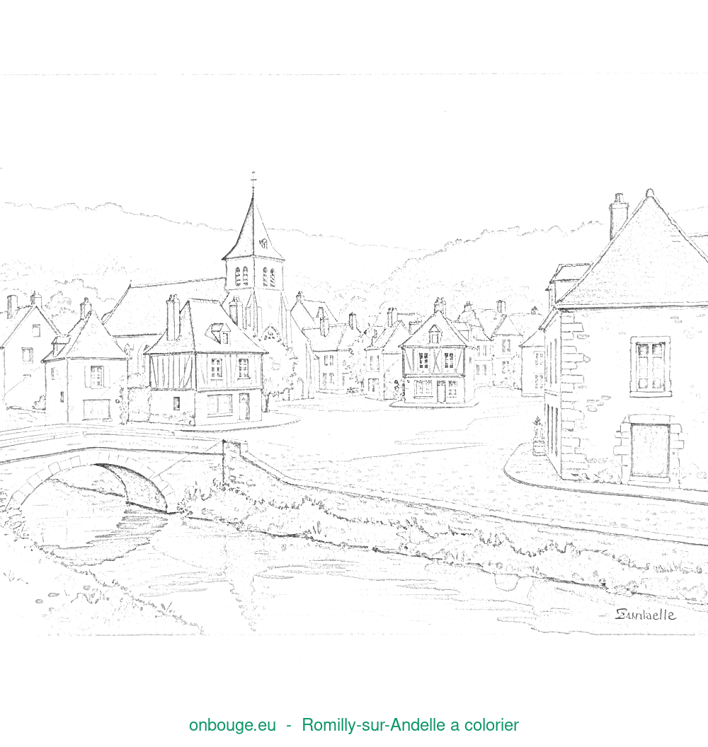 Coloriage de Romilly-sur-Andelle
