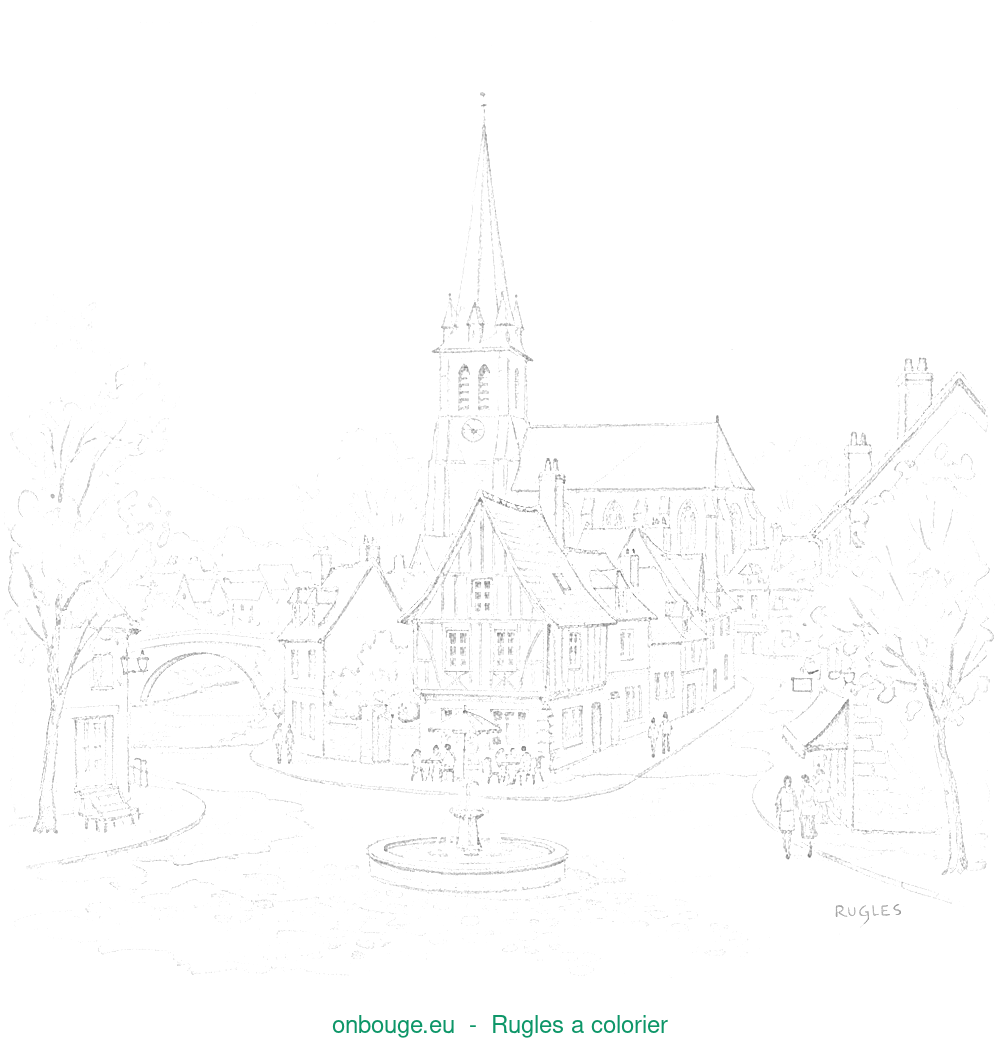 Coloriage de Rugles