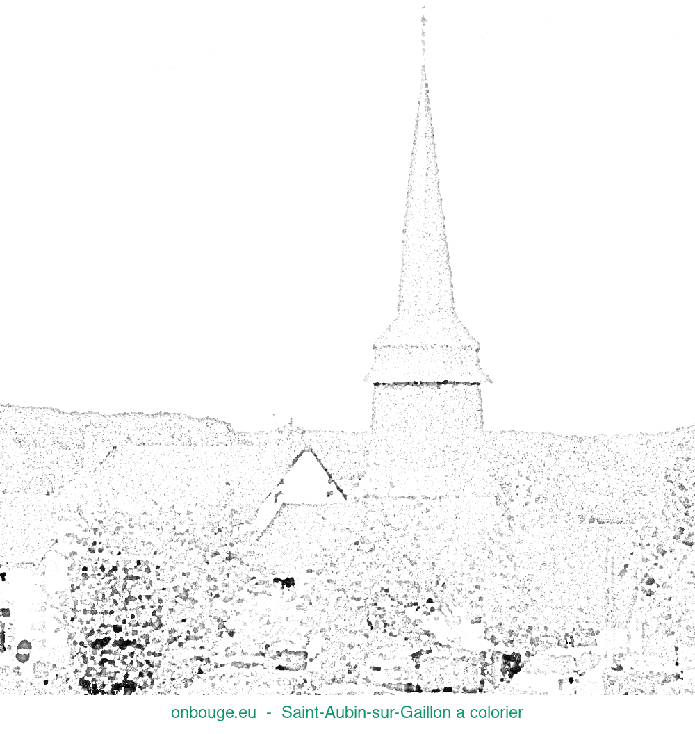 Coloriage de Saint-Aubin-sur-Gaillon