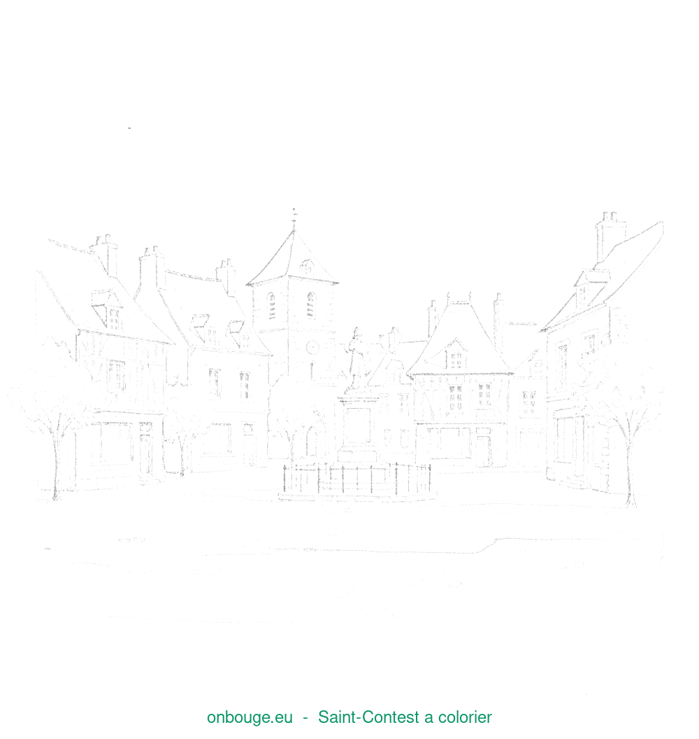 Coloriage de Saint-Contest