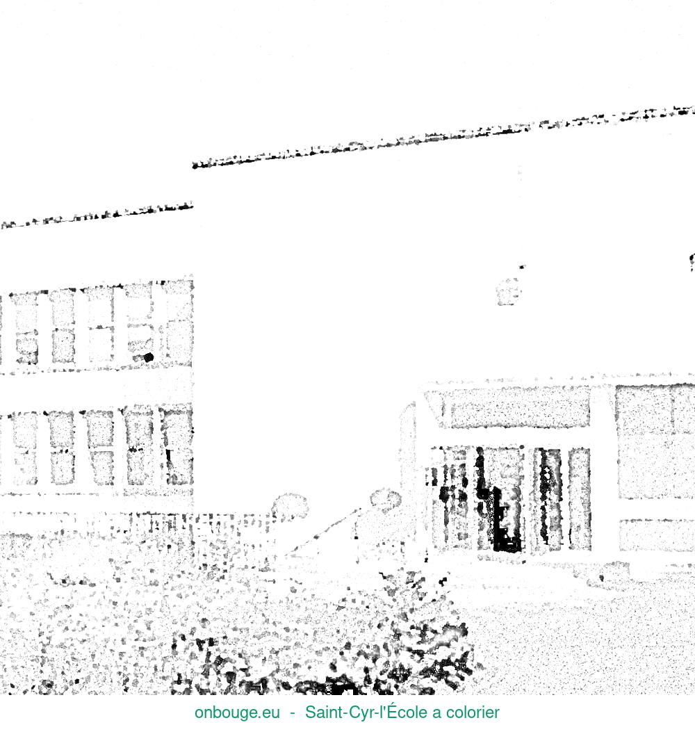 Coloriage de Saint-Cyr-l'École