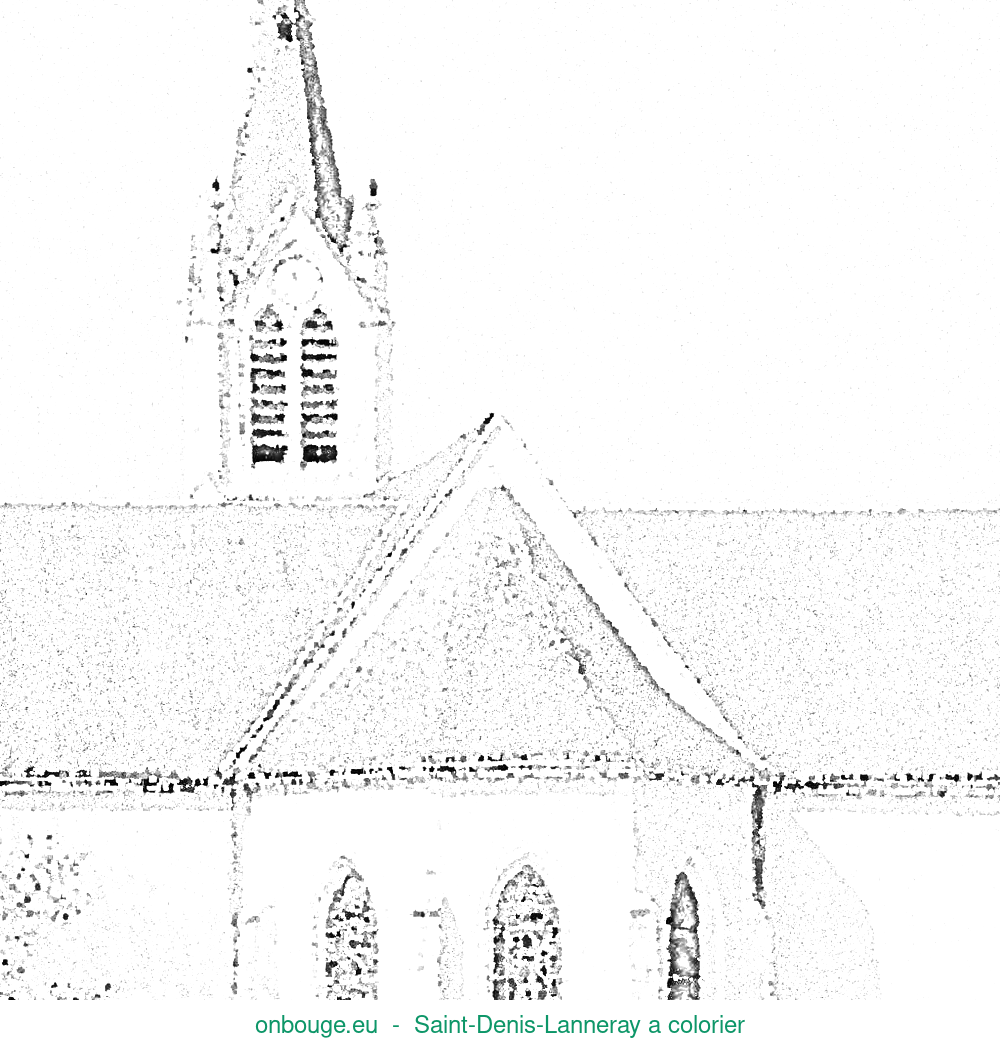 Coloriage de Saint-Denis-Lanneray