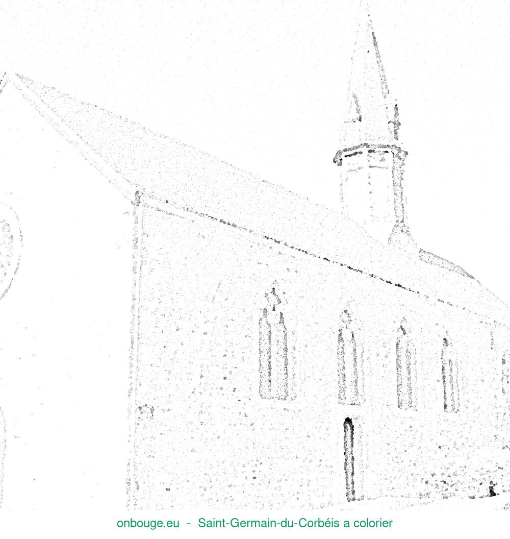 Coloriage de Saint-Germain-du-Corbéis