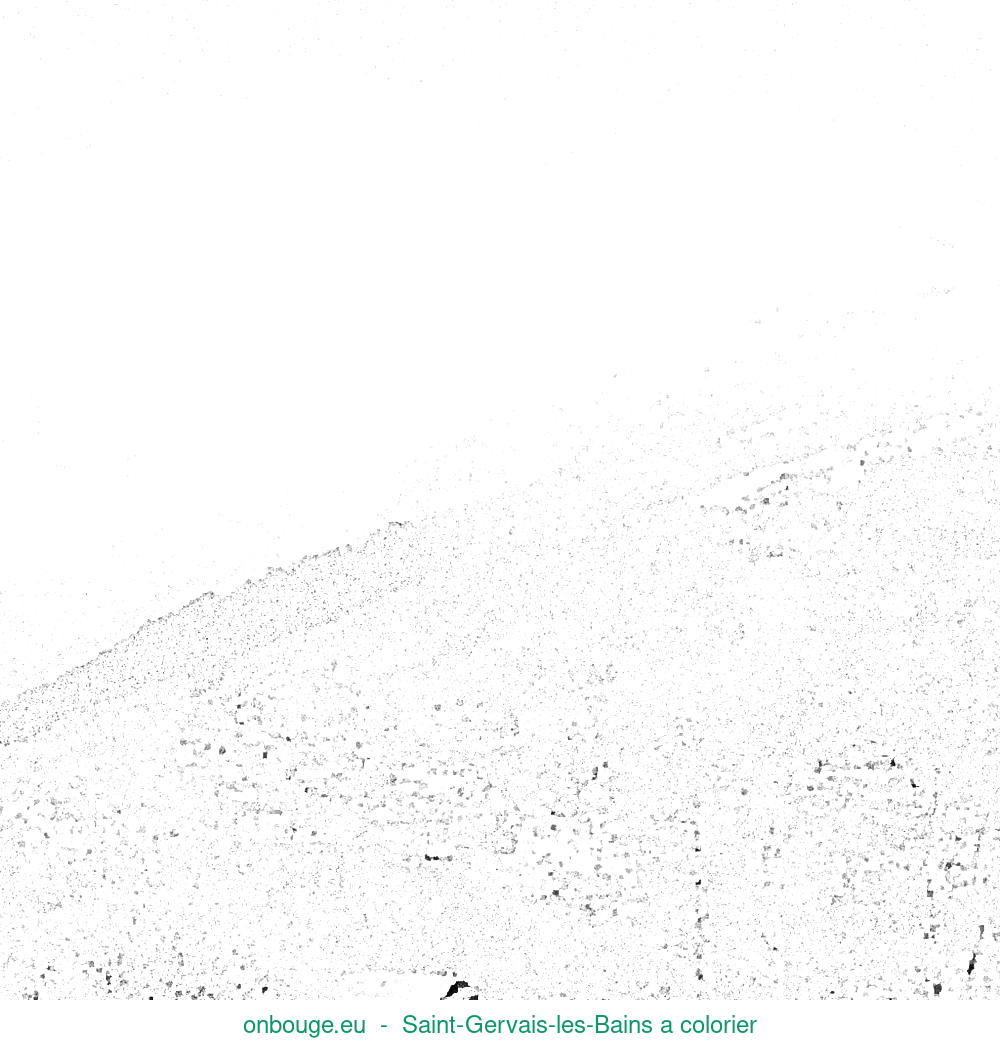 Coloriage de Saint-Gervais-les-Bains
