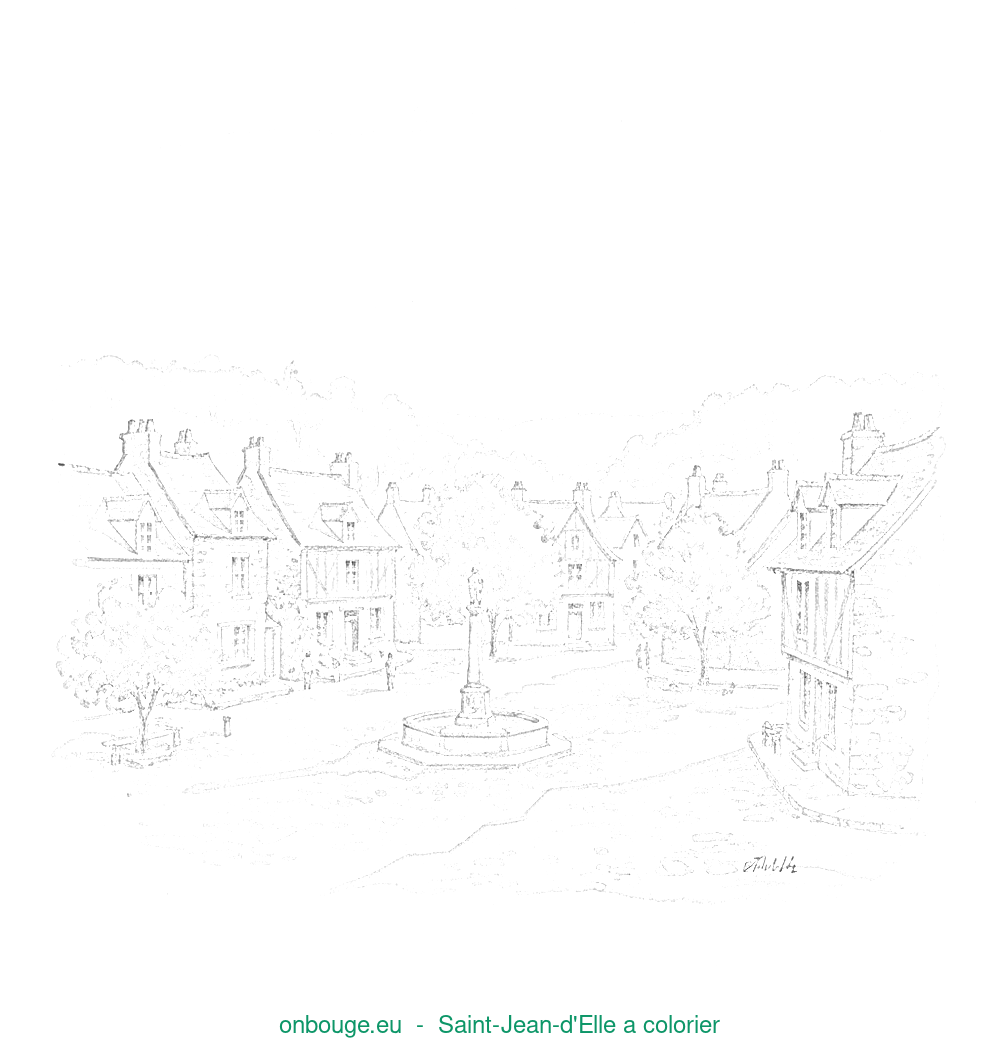 Coloriage de Saint-Jean-d'Elle
