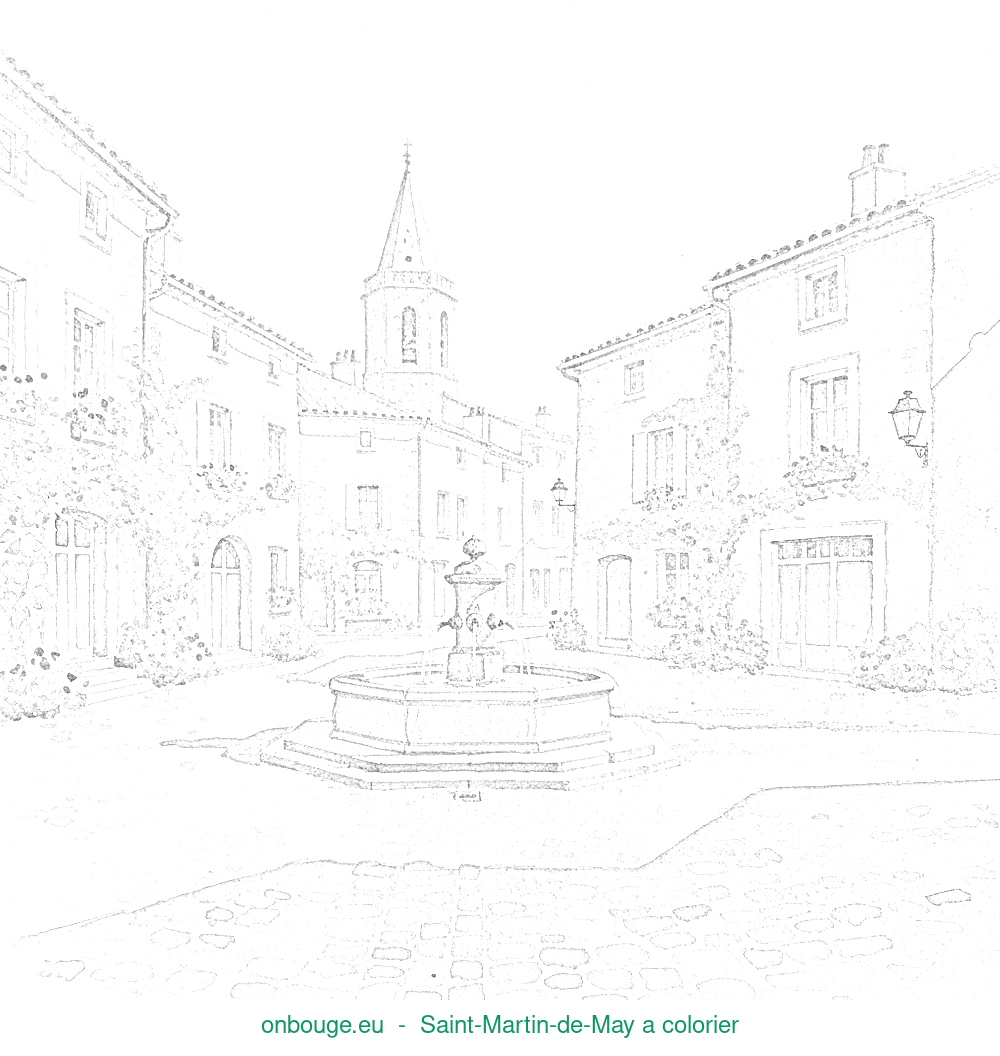 Coloriage de Saint-Martin-de-May