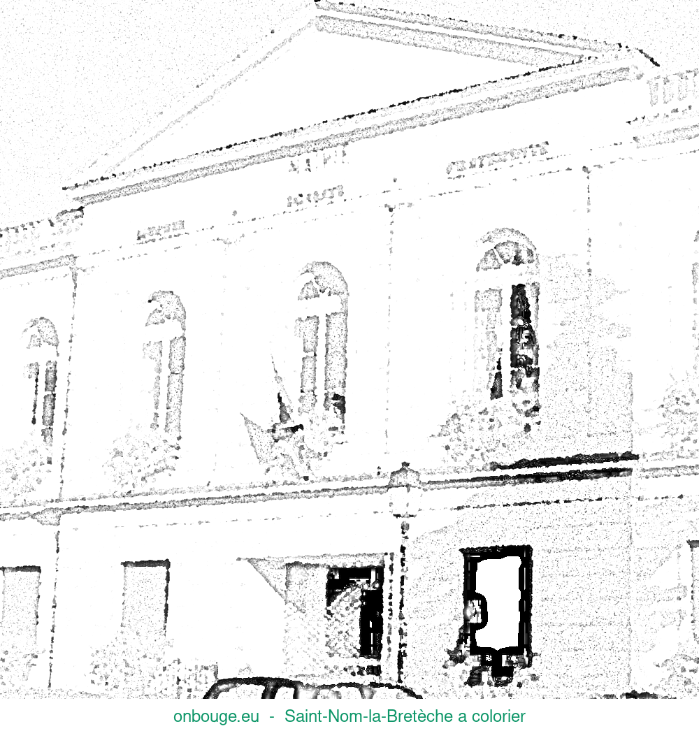 Coloriage de Saint-Nom-la-Bretèche