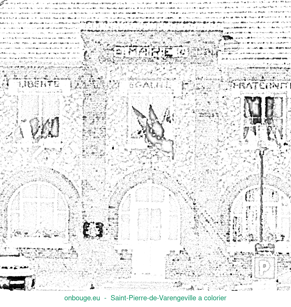 Coloriage de Saint-Pierre-de-Varengeville