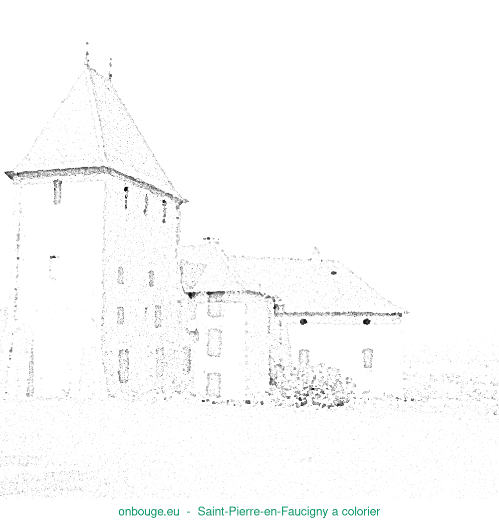 Coloriage de Saint-Pierre-en-Faucigny